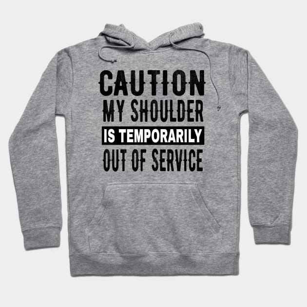 Shoulder Injury Tees Hoodie by OriginalGiftsIdeas